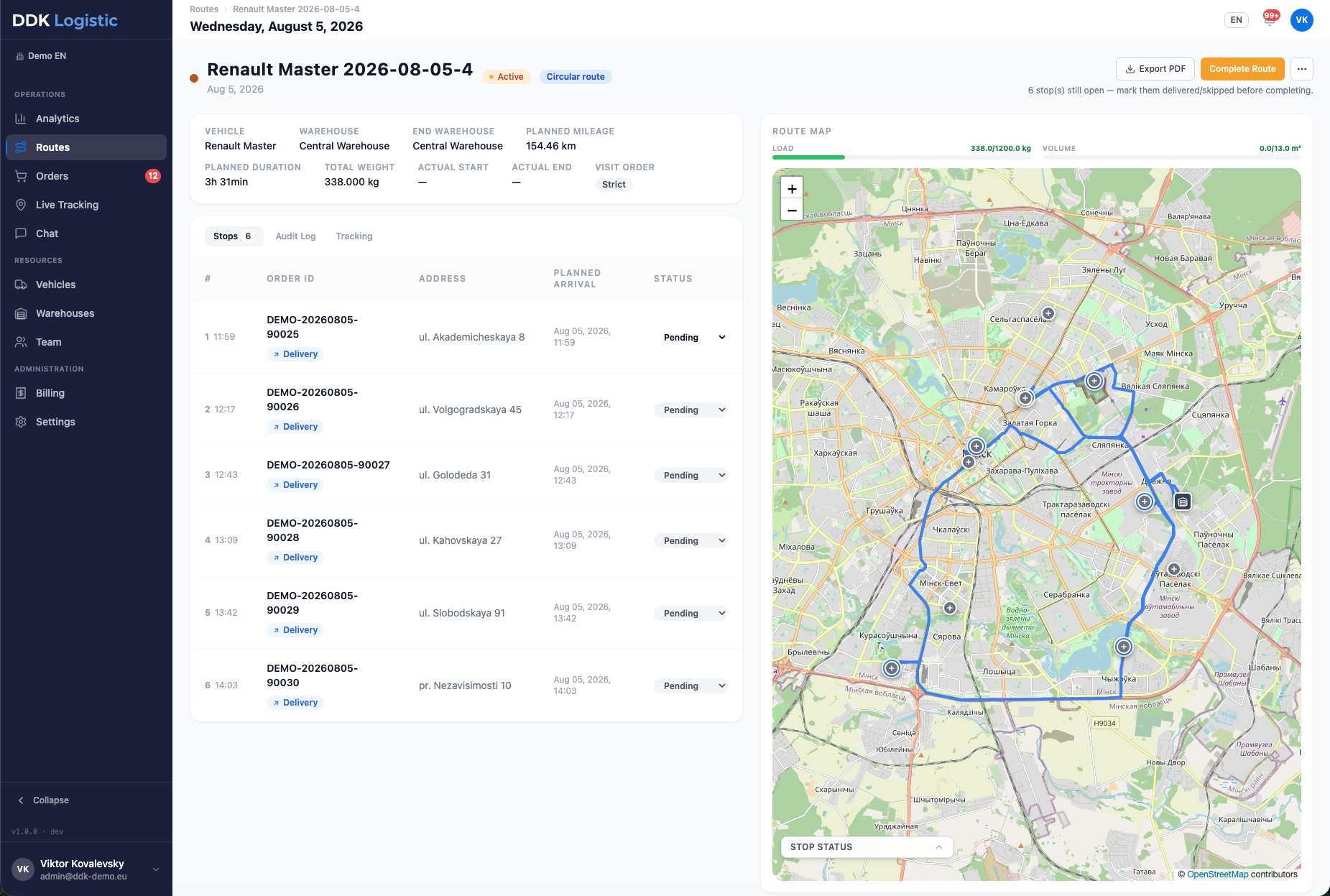 Smart route building